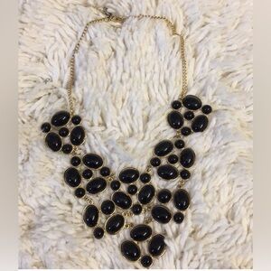 Banana Republic Black and Gold Necklace